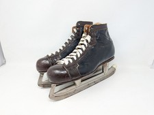 9 Narrow 1960s Tackaberry TACKS Prolite CCM Ice Hockey Skates GOALIE Vintage