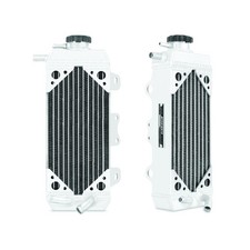 Mishimoto Braced Aluminium Dirt Bike Radiator for Yamaha YZ250F 2007-2009 Silver