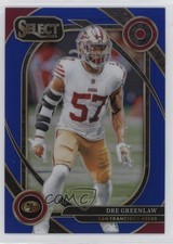 2024 Panini Select Club Level Blue Prizm 86/99 Dre Greenlaw #252 16wc