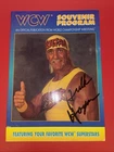 Rare 1994 Hulk Hogan Signed Autographed WCW Souvenir Program Magazine WWF WWE