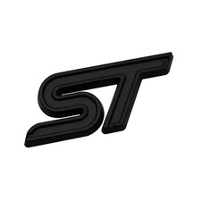 ST Badge Blacked Out Edition | Rear Boot Replacement Emblem