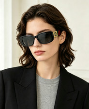 GUCCI All-Match Square Sunglasses, Model: GG58006, Size: 55-17-145