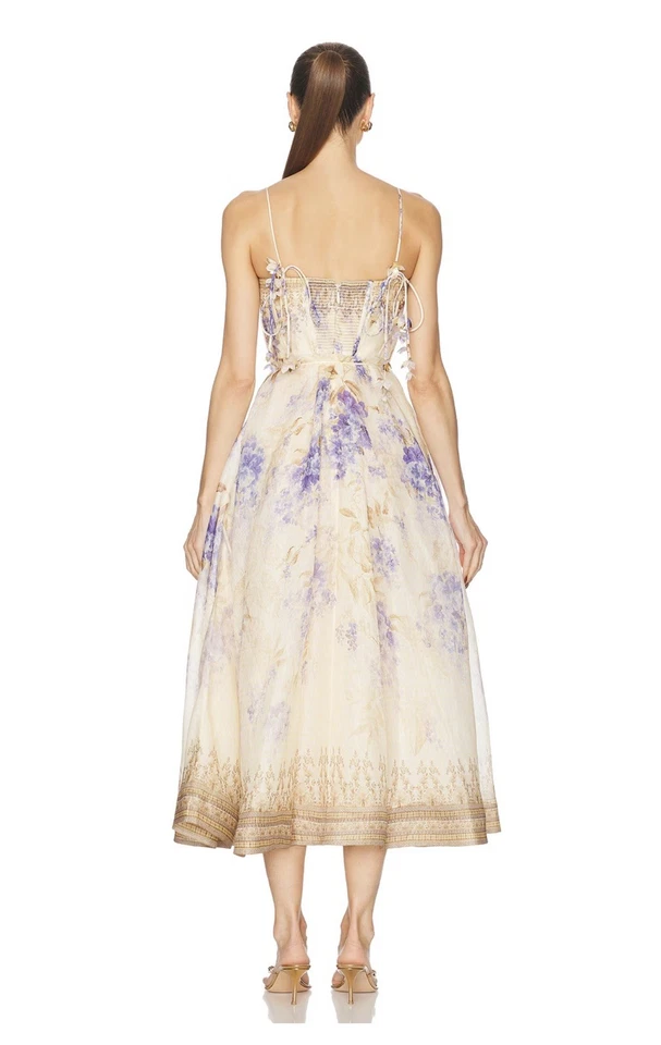 Vestido floral feminino Zimmermann - Imagem 3 de 4