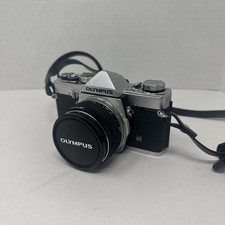 OLYMPUS OM-1 SLR Film Black  H.Zuiko Auto-W 1:28 24mm OM -System 106812 Japan