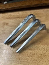 3pc Snap-On Tools USA SAE L-Shaped Hex Allen Wrenches 9/16” 1/2” 7/16”