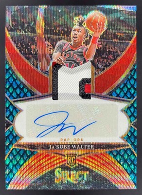 2024-25 Select Rookie Jersey Dragon Scale Prizm #JAK Ja'Kobe Walter RC Auto /5