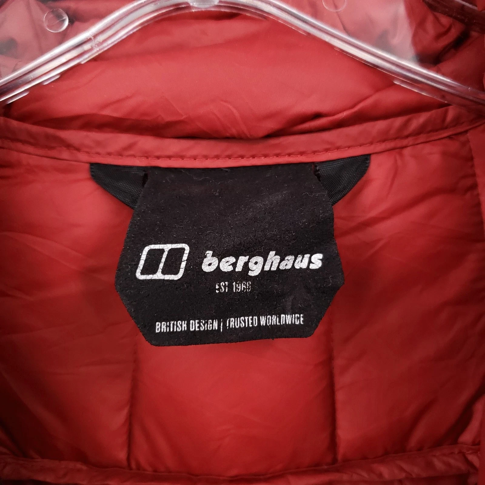Berghaus Extrem Mens M Medium Down Puffer Hooded Jacket Full Zip Black Quilted - product detail image 7