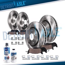 10pc 10.87" Front 10.55" Rear Rotors Brake Pads for Chevy Cruze Limited Sonic