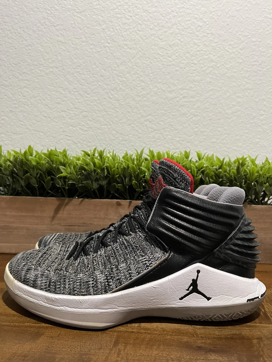 Nike Jordan XXXll 32 MVP Black Cement Grey Basketball Shoes AA1253