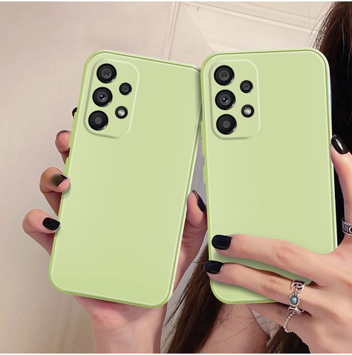 Custodia telefono silicone liquido per Samsung Galaxy S22 Note 20 A13 A53 A52S custodia gel - Foto 108 di 120