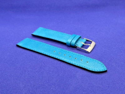 Uhrenarmband von KAUFMANN Sauvage aus Kalbleder 20 mm Hellblau Made in Germany