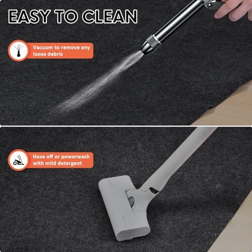 JERIA 2 Pcs 36 X 60 Inch Oil Spill Mat for Under Car Driveway Mats Oil