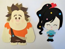Wreck It Ralph Vanellope or Ralph Pick ONE Paper Die Cut Scrapbook Embellishment