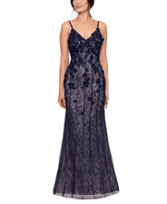 Womens 3D Flowers Maxi Evening Dress Size 10