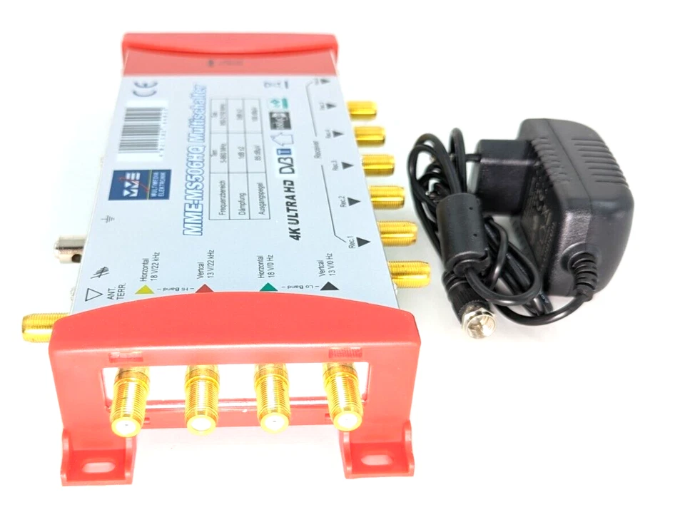 Multiswitch Multischalter Verteiler 5/6 DIGITAL  HD 4K 6 Teilnehmer UltraHD 3D - Bild 4 von 4