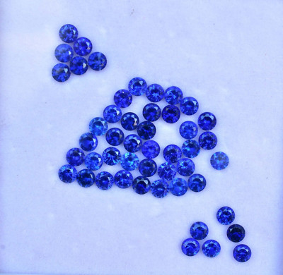 48 Pcs D' Block Natural Tanzanite Blue 4.80x4.80 mm Certified Stunning Gemstone