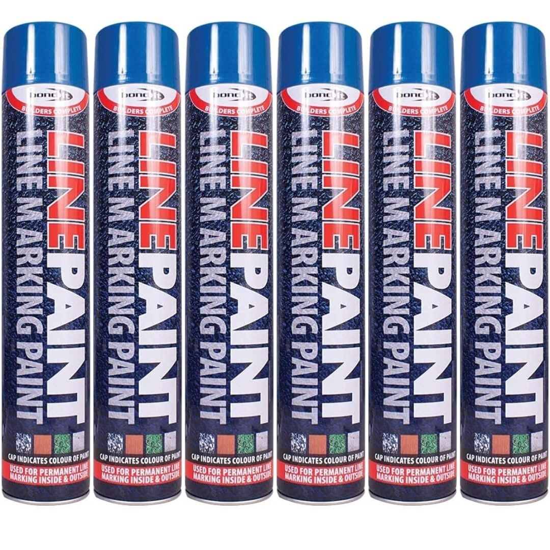 B&Q - Line Marker Paint Quick Drying Resin Warehouse FloorHigh Performance Line Marking PaintBlue750Ml - Image 4