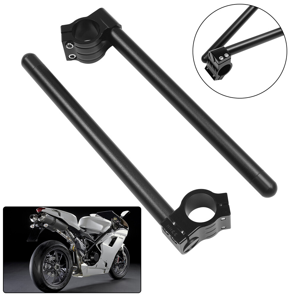 Clip Ons Motorcycle 7/8'' Handlebars 43mm Fork Tube For Honda