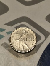 50 Lire 1990 Piccole Errore di Conio 