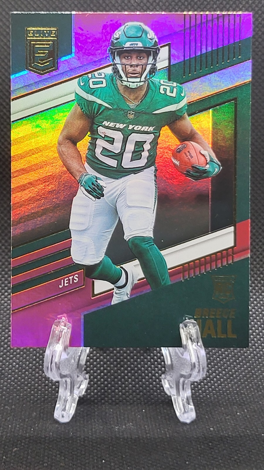 2022 Panini Donruss Elite - Rookies Pink #108 Breece Hall (RC)