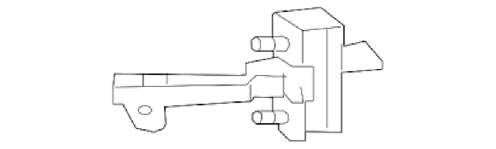Toyota Genuine OEM Check assy, front door, lh LEXUS RX350/450H