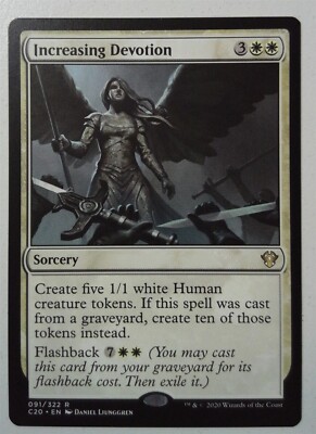 Increasing Devotion *Rare* Magic MtG x1 Commander 2020
