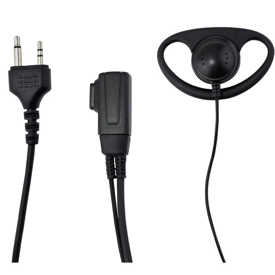 D Earpiece Headset AVPH3 Midland Transparent Security Headsets Earpiece with PTT - Image 3 of 4