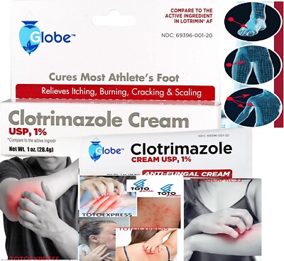 Crema Pomada para Los Hongos En La Piel Pies Brazos Genitales Manos Cara ys new