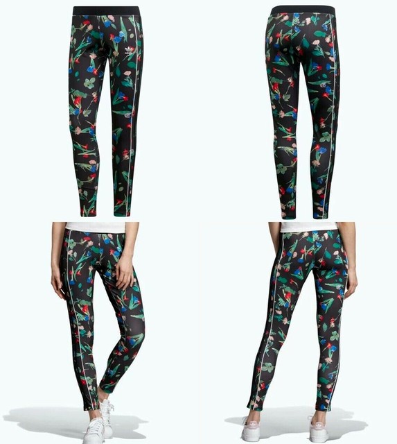 floral adidas tights