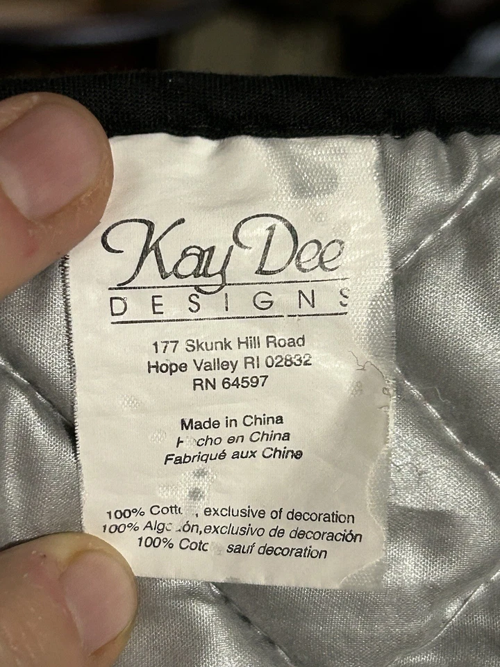 Par de soportes para ollas Lucky Dog Hot Pad de Kay Dee Designs 100 % algodón Foto 2 de 4