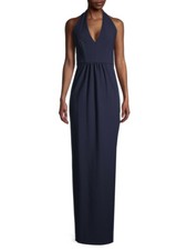 Black Halo Nixie Halter Sheath Gown, Sleeveless, Back zip, Size 6, 425, NWT