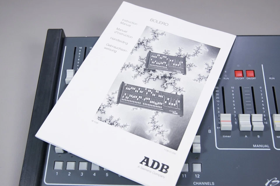 ADB Bolero 12 Lichtmischpult DMX Controller Lichtsteuerung Lichtpult sehr gut - Bild 2 von 4