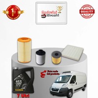Set Service 4 Filter Und ÖL Citroen Jumper III 2.2 HDI 88KW 120CV Von 2006->