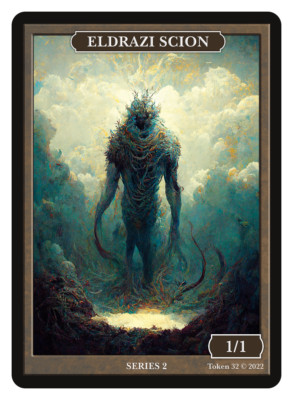 Eldrazi Scion 1/1 Token Givememana Tokens Series 2 Magic the Gathering ...