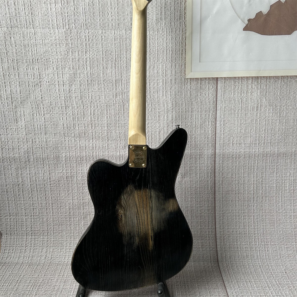 ☆ Custom Oder Relic Guitar ☆ Custom Electric Guitar: Relic Black, Alder, Maple F'board, 6