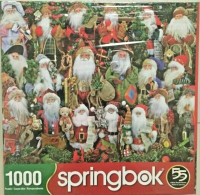 Springbok's 1000 Piece Jigsaw Puzzle Santa Collection  NEW SEALED 