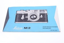   LEICA M2 CAMERA ORIGINAL BRIEF INSTRUCTIONS MANUAL ENGLISH 141-2