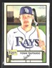 2021 Topps Chrome Platinum Anniversary #319 Yoshi Tsutsugo Refractor Tampa Rays
