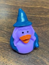 Rubber Duck 2" Jeep Bath Toy Ducky Halloween Monster Witch Hat Goldilocks PURPLE