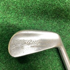Spalding Robt. T. Jones Jr. Cushion-Neck Kro-Flite 7-iron steel shaft leather RH