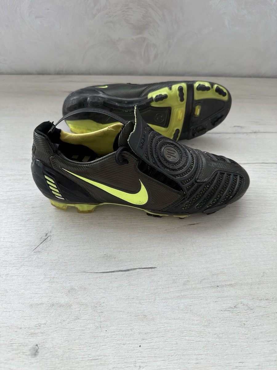 Nike Total 90 Laser Gray Green Football Cleats Boots US8 UK7 EUR41
