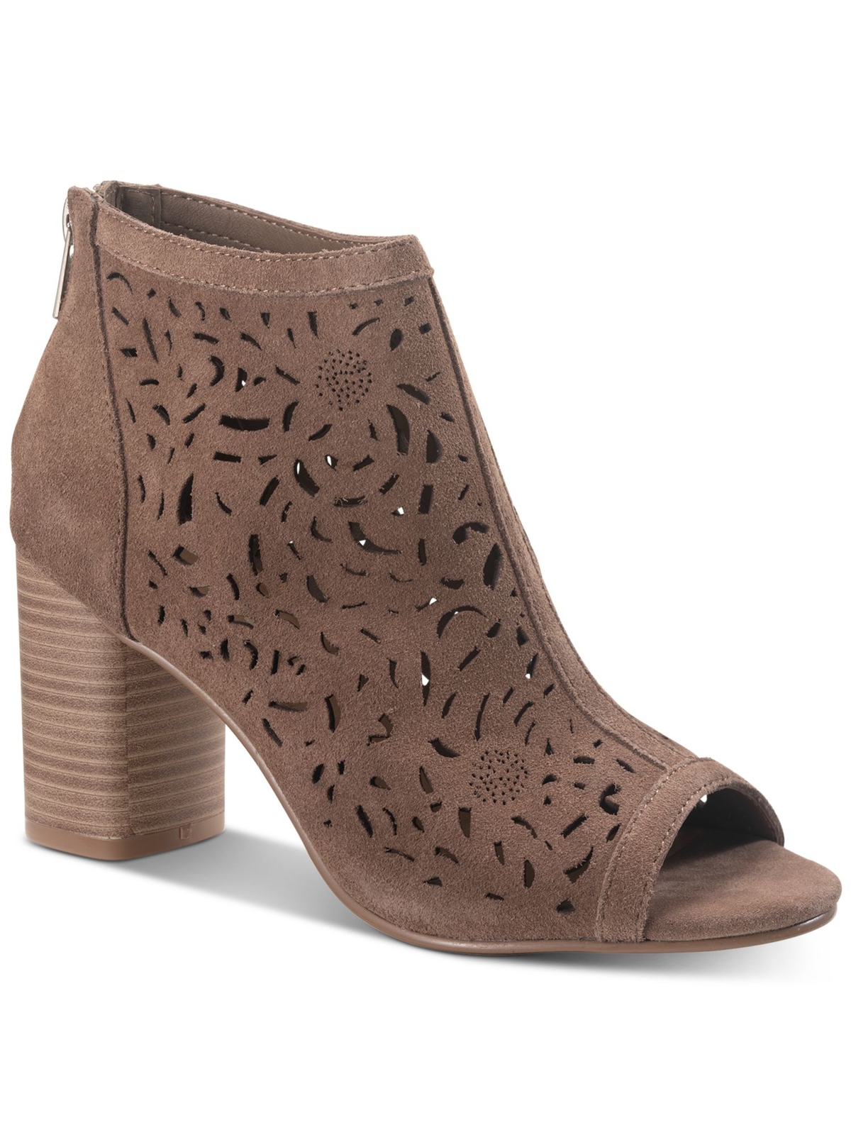 AMERICAN RAG Женские Бежевые Glia Круглый Носок Блочный Каблук Кожаный Shootie 85 М 3490₽