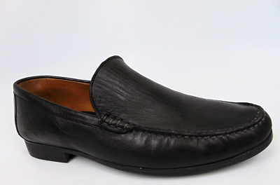 Johnston & Murphy Sheepskin Venetian Loafers 9.5M Black 8471 Johnston & Murphy M Loafer Casual Shoes for Men for sale | eBay main image 3