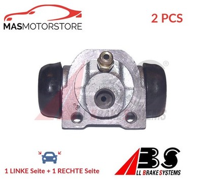RADBREMSZYLINDER TROMMELBREMSE PAAR ABS 62873X 2PCS P FÜR NISSAN KUBISTAR
