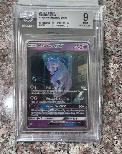 Mewtwo-GX graded BGS 9 for sale on eBay