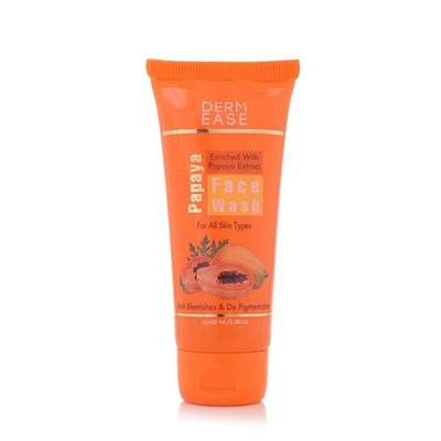 Derm Ease Papaya Face Wash For All Skin Types 100ml