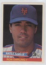 1984 Donruss Rated Rookie Ron Darling (No Card Number on Back) #30 Rookie RC qp4. rookie card picture