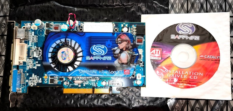 Sapphire ATI Radeon HD 2600 XT AGP DDR3 RV630 AGP-8X Retro GPU