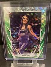 Roxanne Perez 2026 WWE Topps Chrome Logofractor GREEN #/99