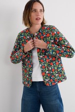 Seasalt Women's Regular Samson Hill Quilted Jacket Houseplant Maritime